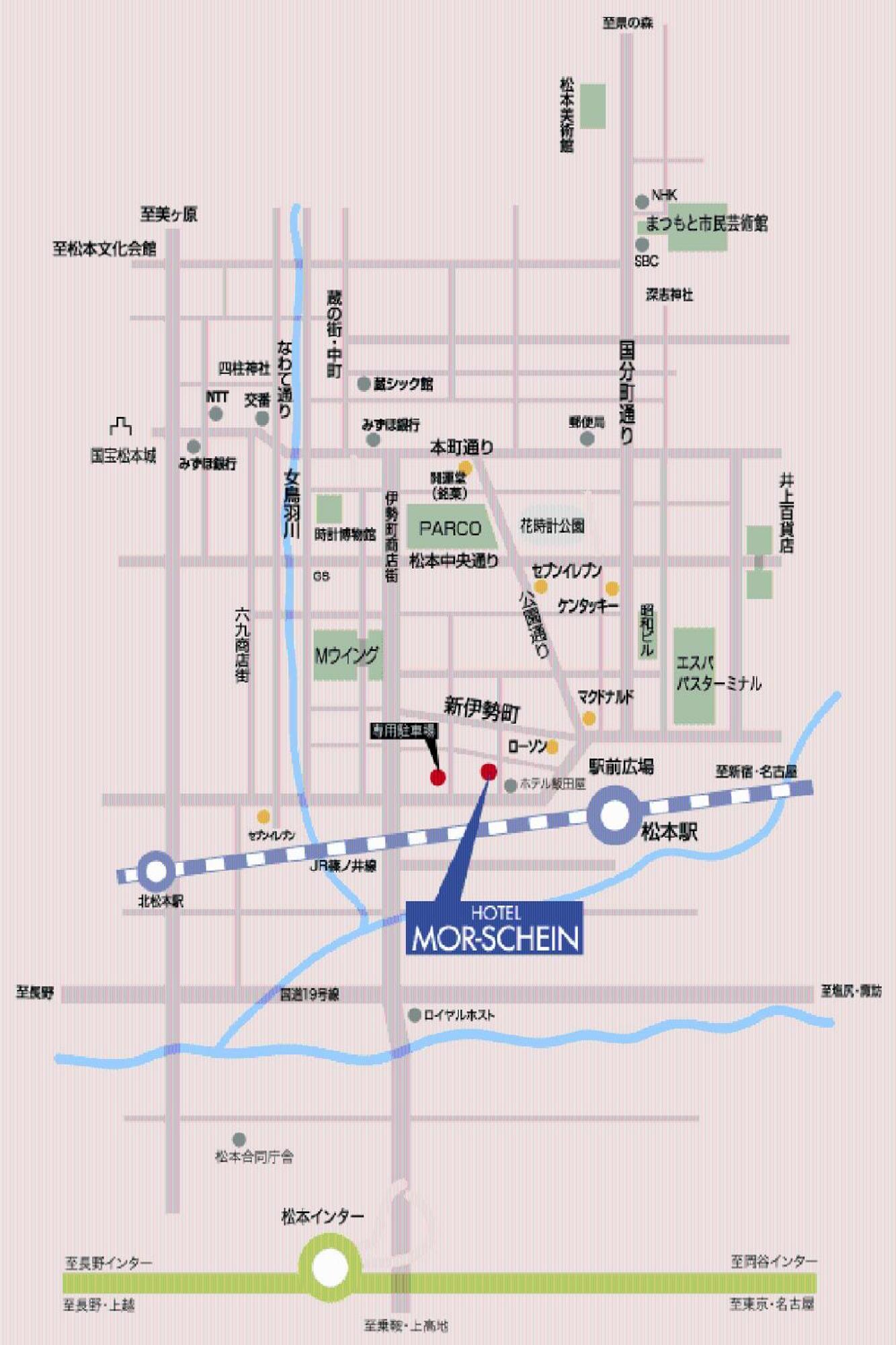 Hotel Morschein Matsumoto Luaran gambar